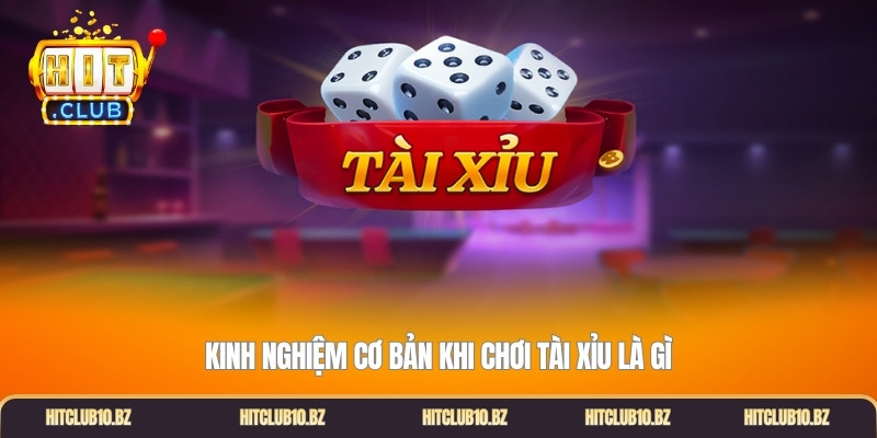 Kinh nghiệm cơ bản khi chơi tài xỉu là gì